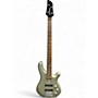 Used Fernandes GRAVITY Silver Electric Bass Guitar Silver