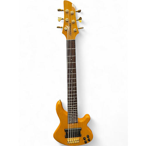 Used Fernandes Gravity 6 Natural Electric Bass Guitar Natural