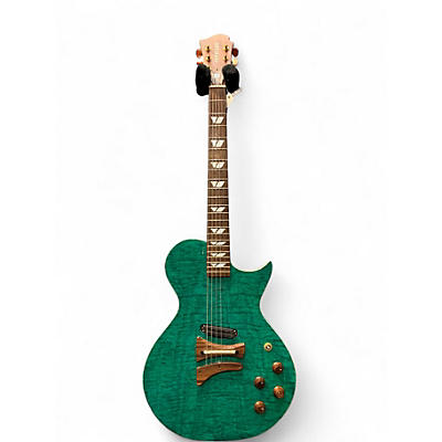 Used Fernandes LSA-65 Seafoam Green Acoustic Electric Guitar