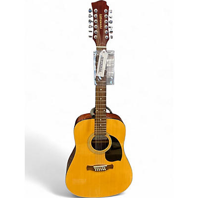 Used Fernandes PD30-12 Natural 12 String Acoustic Electric Guitar