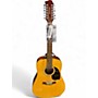 Used Fernandes PD30-12 Natural 12 String Acoustic Electric Guitar Natural