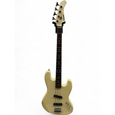 Used Fernandes PJR-45 Vintage White Electric Bass Guitar