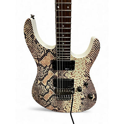 Used Fernandes Revolver Snakeskin Solid Body Electric Guitar
