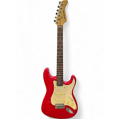 Used Fernandes SPECIAL STRATOCASTER RED Solid Body Electric Guitar
