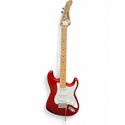 Used Fernandes STRAT STYLE Red Solid Body Electric Guitar