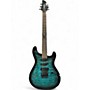 Used Fernandes Strat Style aqua burst Solid Body Electric Guitar aqua burst