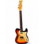 Used Fernandes TE-3 Thinline T-Style 3 Tone Sunburst Hollow Body Electric Guitar 3 Tone Sunburst