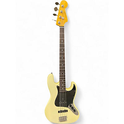 Used Fernandes THE REVIVAL BASS OLYMPIC WHITE Electric Bass Guitar