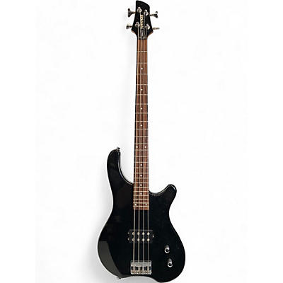 Used Fernandes Tremor  Black Electric Bass Guitar