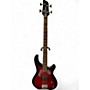 Used Fernandes Tremor Red Electric Bass Guitar Red