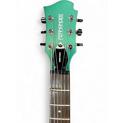 Used Fernandes VERTIGO X Green Solid Body Electric Guitar