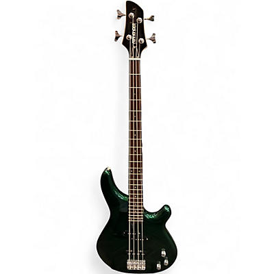 Used Fernandes bass Green Electric Bass Guitar