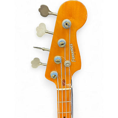 Used Fernandes revival 2 color burst Electric Bass Guitar