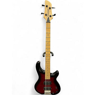Used Fernandes tremor red Electric Bass Guitar