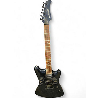 Used Fernandez raven Blue Solid Body Electric Guitar
