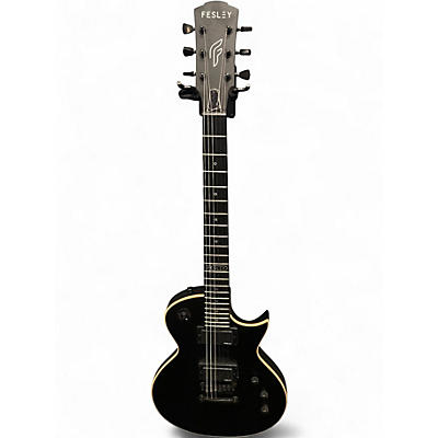 Used Fesley Deluxe Edition Black Solid Body Electric Guitar