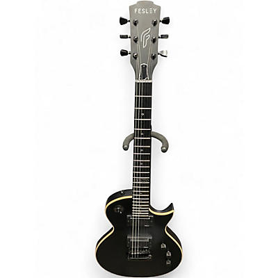 Used Fesley FLP DELUXE Black Solid Body Electric Guitar