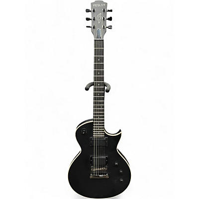 Used Fesley SC200 Black Solid Body Electric Guitar