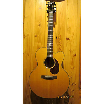 Used Finocchio Jumbo Acoustic Natural Acoustic Electric Guitar