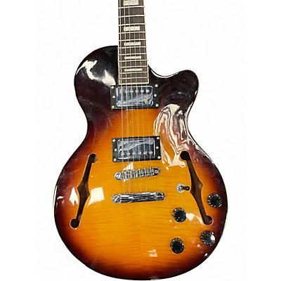 Used Firefly AEROSONIC Sunburst Hollow Body Electric Guitar