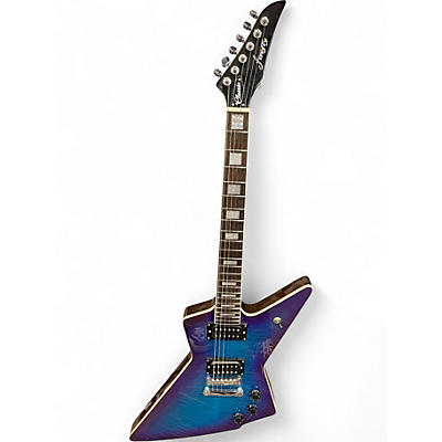 Used Firefly CLASSIC Blue Burst Solid Body Electric Guitar