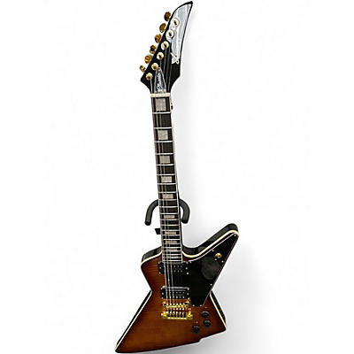 Used Firefly CLASSIC Brown Sunburst Solid Body Electric Guitar