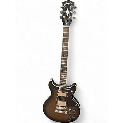 Used Firefly CLASSIC DOUBLE CUT TRANS BLACK BURST Solid Body Electric Guitar