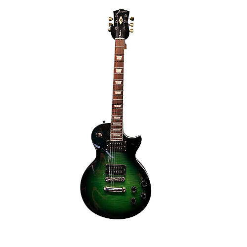 Firefly Used Firefly Classic Green Sunburst Solid Body Electric Guitar green sunburst