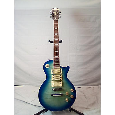 Used Firefly Classic LP3 Blueburst Solid Body Electric Guitar