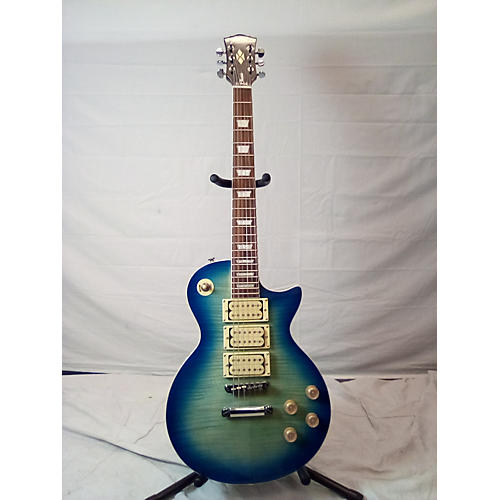 Used Firefly Classic LP3 Blueburst Solid Body Electric Guitar Blueburst