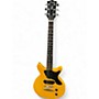 Used Firefly DOUBLE CUT Yellow Solid Body Electric Guitar Yellow