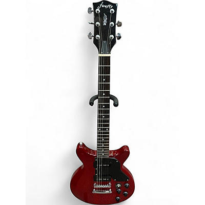 Used Firefly Double Cut P90 Red Solid Body Electric Guitar