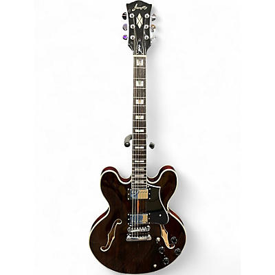 Used Firefly ES 335 Pro Walnut Hollow Body Electric Guitar