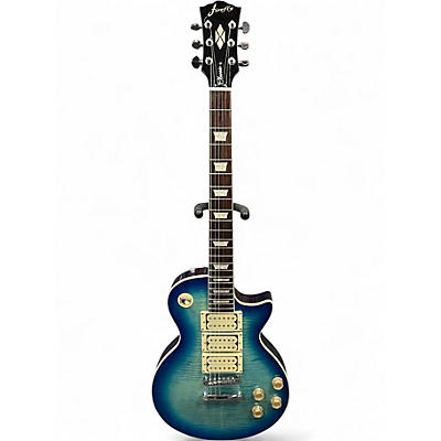 Used Firefly Elite Blue Burst Solid Body Electric Guitar