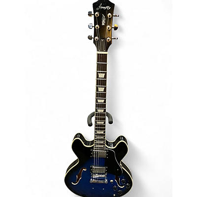 Used Firefly FF338 BLUE Hollow Body Electric Guitar