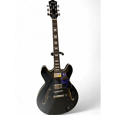 Used Firefly FF338 Black Hollow Body Electric Guitar