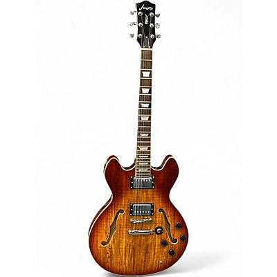 Used Firefly FF338 Sunburst Hollow Body Electric Guitar