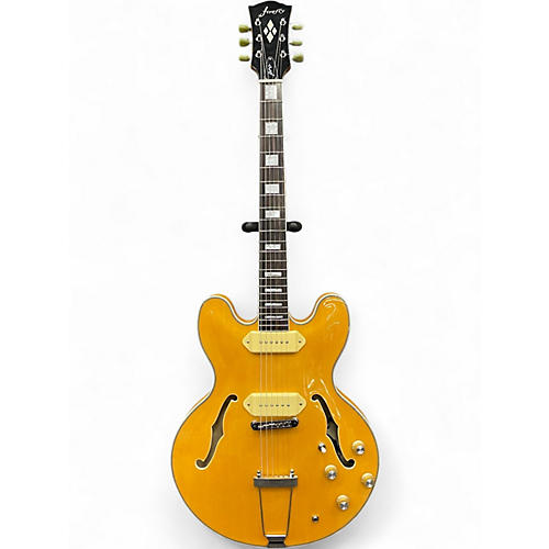 Used Firefly FF338PRO Natural Hollow Body Electric Guitar Natural