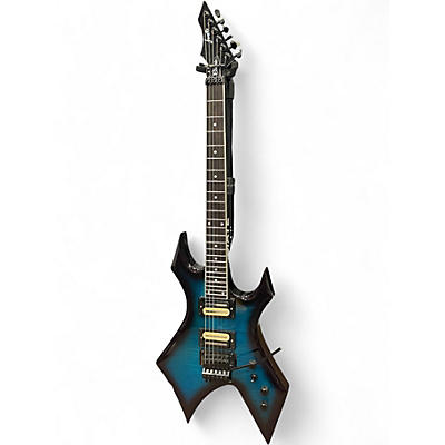 Used Firefly FFBC BLUE FLAME Solid Body Electric Guitar