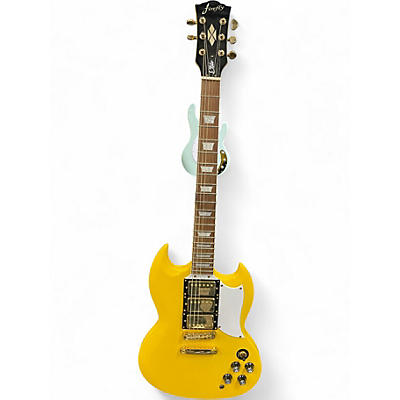 Used Firefly FFLGS Elite HHH Gloss Yellow Solid Body Electric Guitar