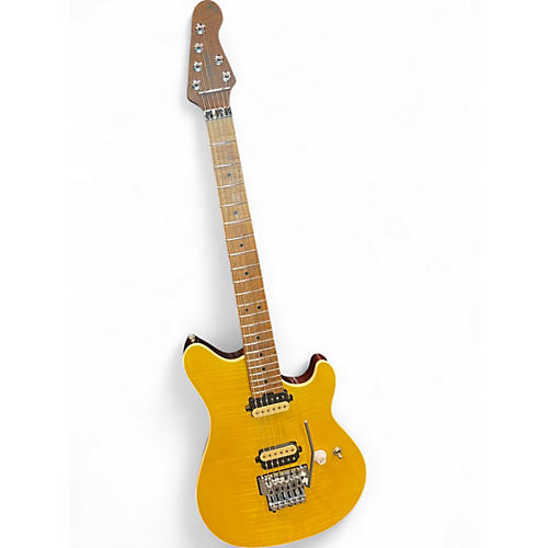 Used Firefly FFMN Yellow Solid Body Electric Guitar Yellow