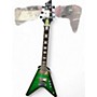 Used Firefly FLYING V GREEN BURST Solid Body Electric Guitar GREEN BURST