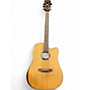 Used Firefly GT01E Natural Acoustic Electric Guitar Natural