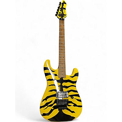 Used Firefly George Lynch Signature Tiger Yellow Tiger Solid Body Electric Guitar
