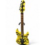 Used Firefly George Lynch Tiger Black and Yellow Solid Body Electric Guitar Black and Yellow