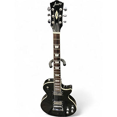 Used Firefly Les Paul Standard Black Solid Body Electric Guitar