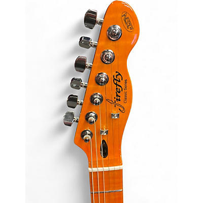 Used Firefly MADCAT FFTL Trans Amber Solid Body Electric Guitar