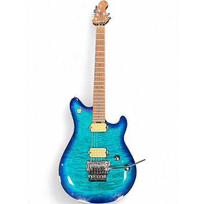 Used Firefly PURE Blue Burst Solid Body Electric Guitar