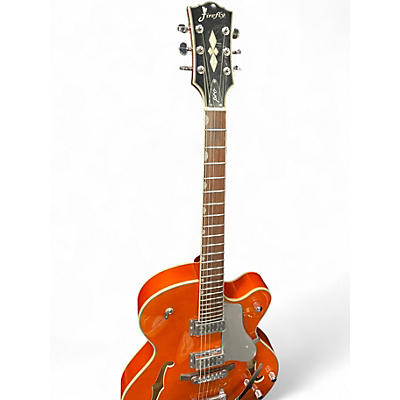 Used Firefly Pro FFHB orange Hollow Body Electric Guitar