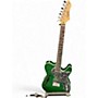 Used Firefly Pure Series FFTH Semi-Hollow Green Sparkle Solid Body Electric Guitar Green Sparkle